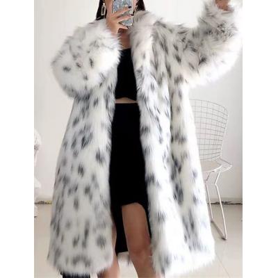 Faux fur coat