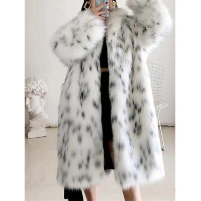 Faux fur coat